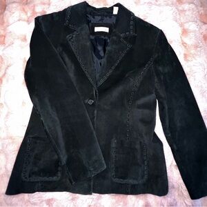 Vintage Valerie Steven’s western Vintage Black Women's leather Jacket large